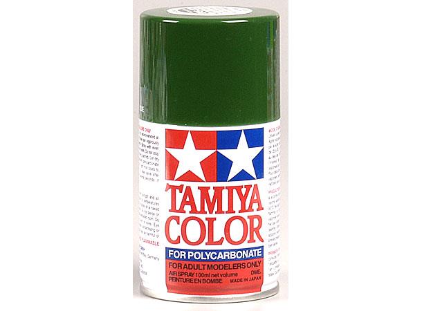 Tamiya Lakk Spray Lexan PS-09 Mørkegrønn Green