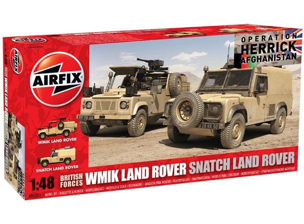 Airfix British Forces Land Rover Twin Se 1/48 Airfix plastmodell