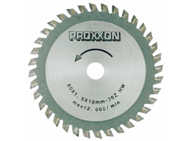 Proxxon sirkelsagblad KGS 80, FKS/E For tre,plast og aluminium