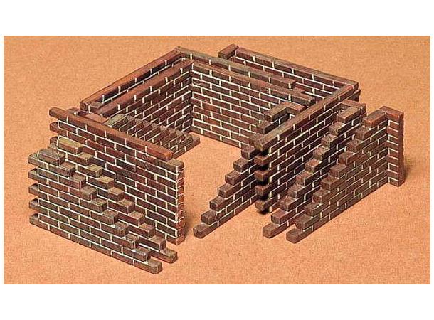 Tamiya Brick Wall 1/35 1/35 Tamiya plastmodell