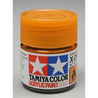 Tamiya lakk Acryl X-26 Cl.Orange 10ml glass
