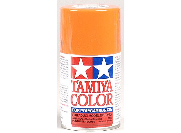 Tamiya Lakk Spray Lexan PS-07 Orange Orange