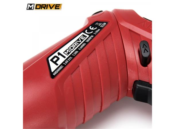 M-Drive  Batteri-drevet skrudrill Med 3,6V/1,3Ah  Li-Ion batteri