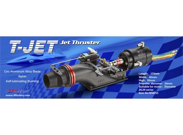 TFL Jet Thruster vannjet u/reverse Med 3660 KV1650 SSS Motor