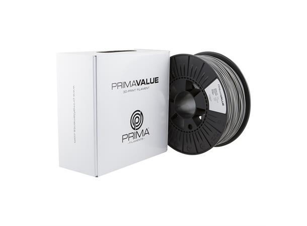 PrimaValue PLA 1.75mm 1kg - Lys grå 3D printer filament