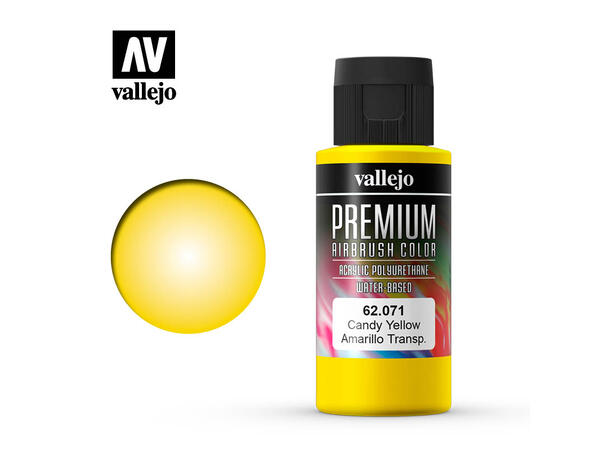 Vallejo Metallic Akryl maling 60ml Metallic candy gul for Airbrush