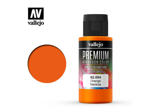 Vallejo Premium Akryl maling 60ml Orange for Airbrush