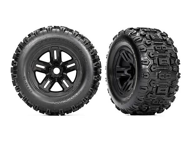 Sledgehammer Tires & Wheels 3.8" (2) TRX-9672