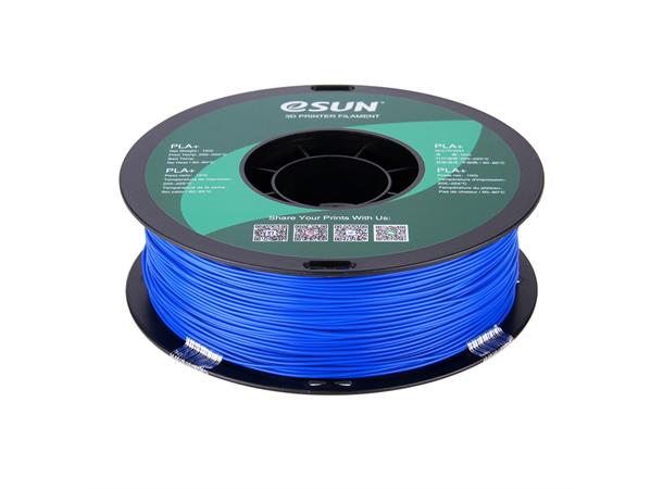 eSUN PLA+ 1.75mm 1kg - Blue Blå 3D printer filament